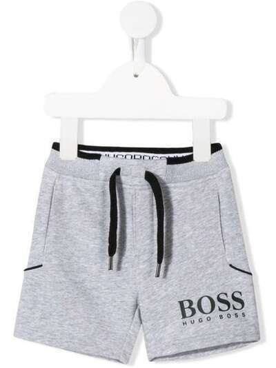 Boss Kids шорты с контрастным логотипом J04357A32