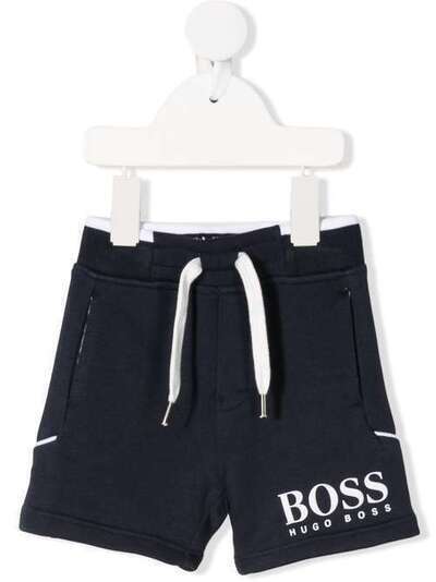 Boss Kids шорты с поясом на шнурке и логотипом J04357849