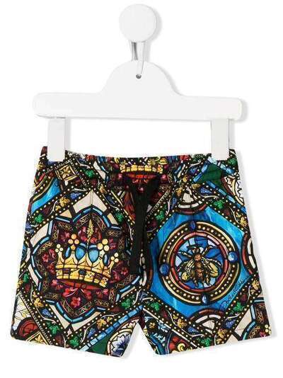 Dolce & Gabbana Kids шорты с принтом L12Q52HS5GL