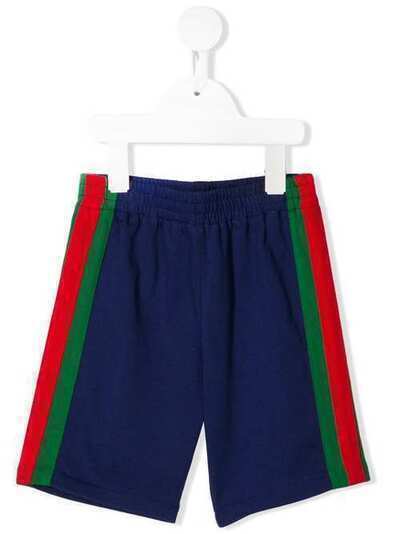 Gucci Kids шорты с лампасами 540745XJAGL
