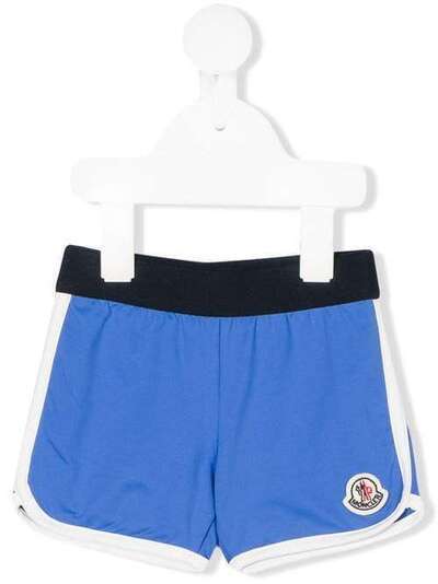Moncler Kids шорты с логотипом 00737050A014