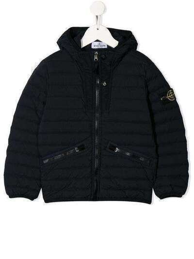 Stone Island Junior пуховик на молнии MO711640632