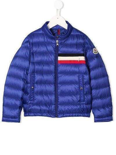 Moncler Kids куртка-пуховик на молнии 1A1242053334