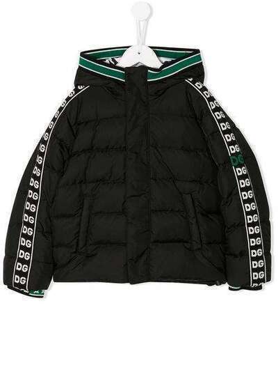 Dolce & Gabbana Kids дутая куртка с логотипом L4JB0LG7TXF