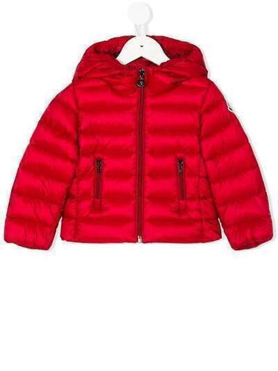 Moncler Kids стеганая куртка с капюшоном 453410553048