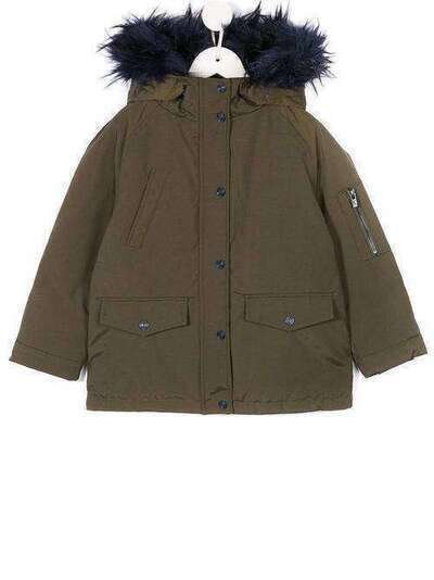 Kenzo Kids fur trim parka KM44508