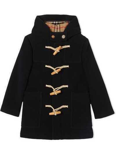 Burberry Kids boiled wool duffle coat 8011833