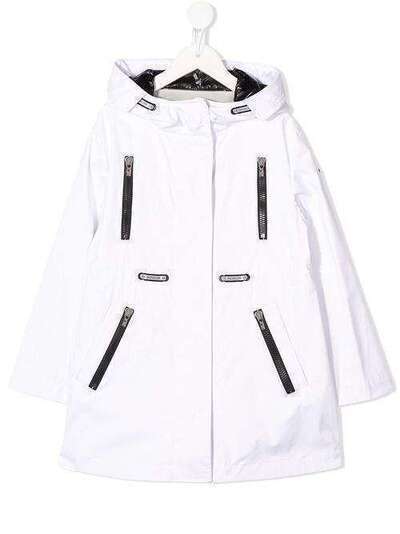 Moncler Kids пальто с карманами на молнии и капюшоном 1C70410539HW
