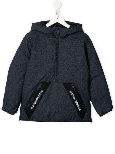 Emporio Armani Kids пуховик с капюшоном 6G4B874NGSZ