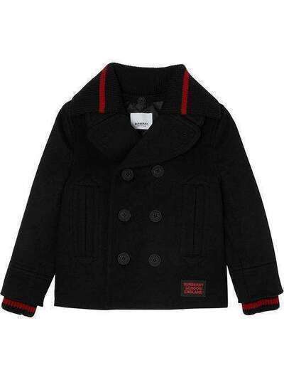 Burberry Kids пальто со съемным воротником 8029418