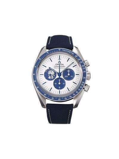 OMEGA наручные часы Speedmaster Moonwatch Anniversary Series Silver Snoopy Award pre-owned 42 мм 2021-го года