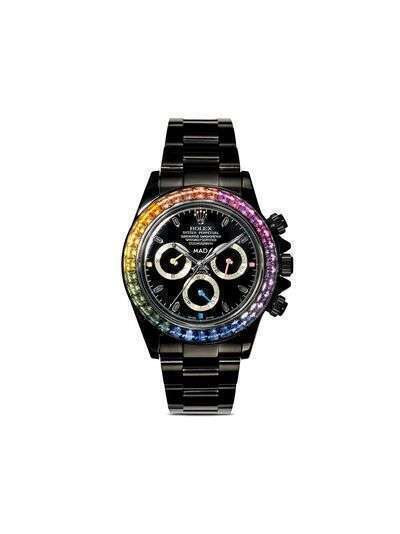 MAD Paris кастомизированные наручные часы Rolex Daytona Rainbow 40 мм