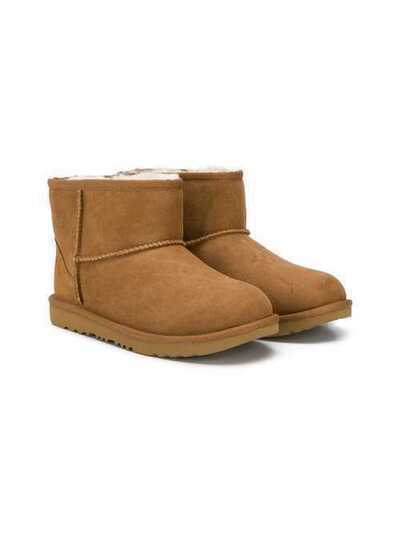 UGG Kids сапоги без застежки 1017715SUEDECHESNUTT