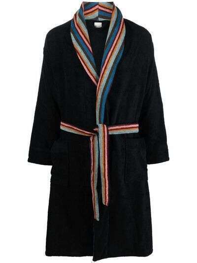 PAUL SMITH artist-stripe cotton robe