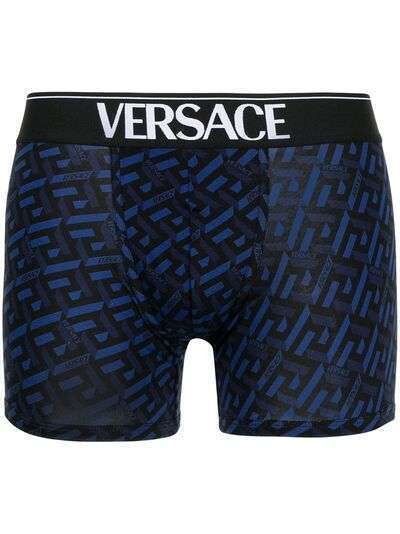 Versace трусы с принтом Greca Signature