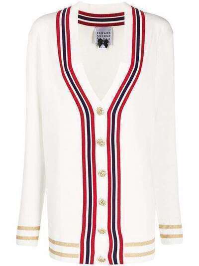 Edward Achour Paris button-up long sleeve cardigan 4290010625D