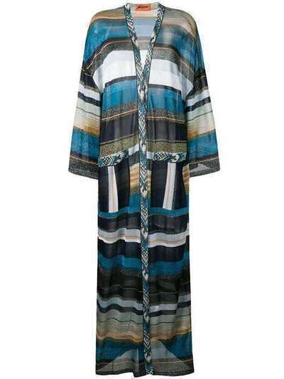 Missoni удлиненный кардиган в полоску MDM00127BK002P