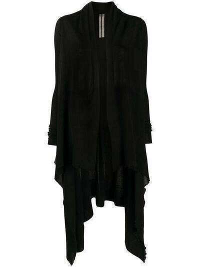 Rick Owens длинный кардиган с запахом RP20S1643CRP