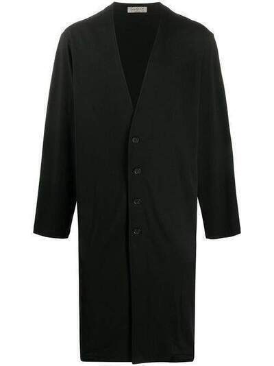 Yohji Yamamoto однобортное пальто HNT49087