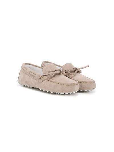 Tod's Kids лоферы Gommino на шнуровке UXT00G00050J9EC415