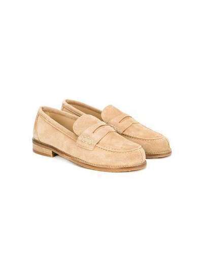 Prosperine Kids slip-on loafers D033CAMOSCIOBEIGE