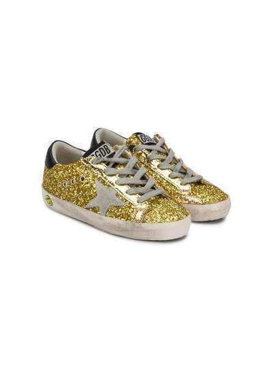 Golden Goose Kids кроссовки 'Superstar' с блестками G34KS301A80