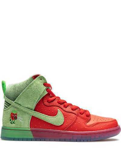Nike кроссовки SB Dunk High Strawberry Cough