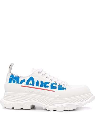 Alexander McQueen кроссовки с логотипом