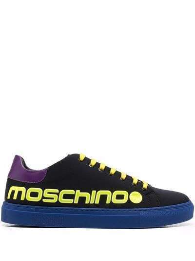 Moschino кроссовки с логотипом