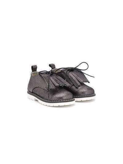BabyWalker embossed fringed shoes 5155