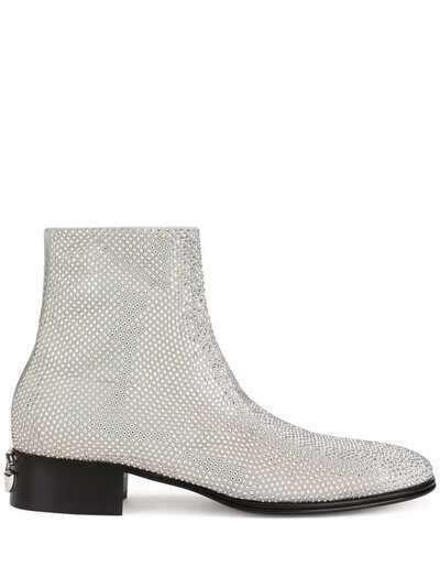 Dolce & Gabbana ботинки с кристаллами