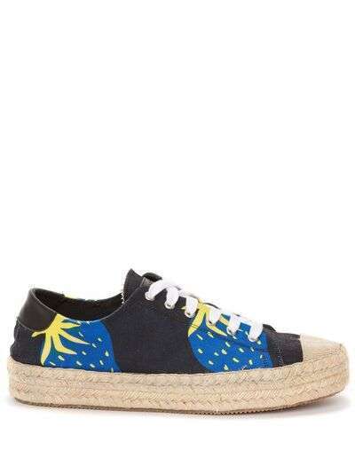JW Anderson strawberry lace-up espadrilles