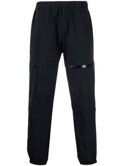 Moncler logo-patch tapered trousers
