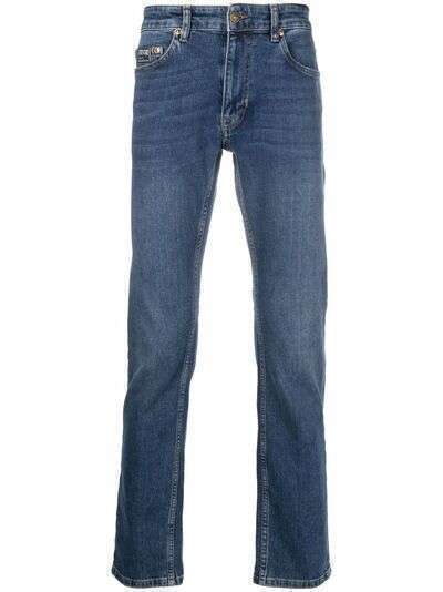 Versace Jeans Couture прямые джинсы с вышитым логотипом