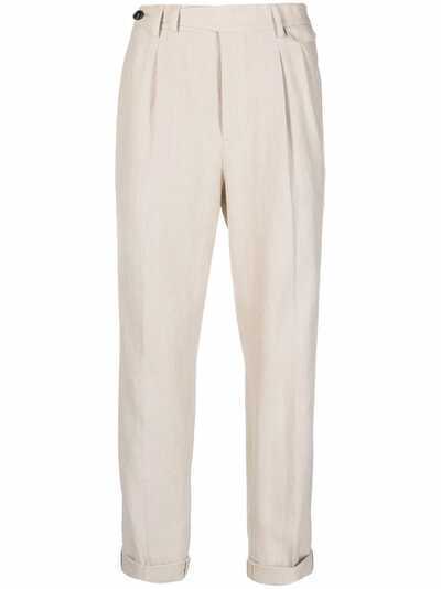 Brunello Cucinelli прямые брюки со складками