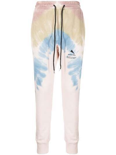 Mauna Kea tie-dye print track pants