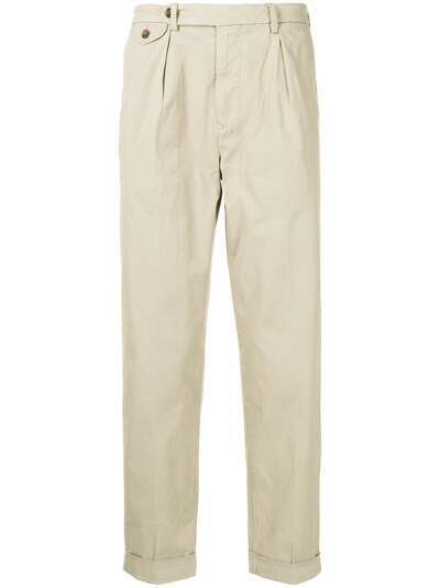 Polo Ralph Lauren укороченные брюки чинос со складками