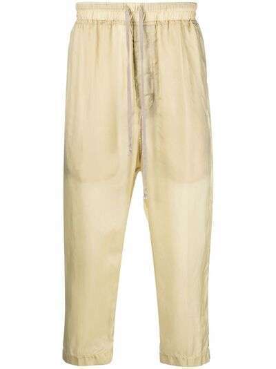 Rick Owens укороченные брюки с кулиской