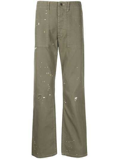 Polo Ralph Lauren широкие брюки с эффектом потертости