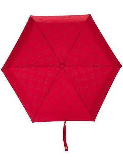 Moschino зонт с логотипом и принтом 8043SUPERMINIC