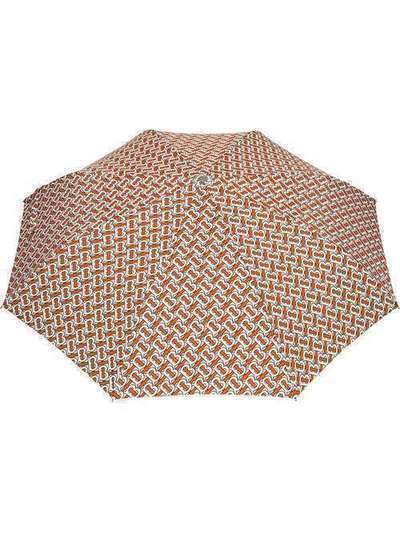 Burberry складной зонт с монограммой 8017029