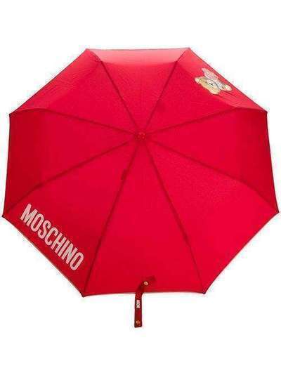 Moschino зонт Teddy Bear с логотипом 8080OPENCLOSEC