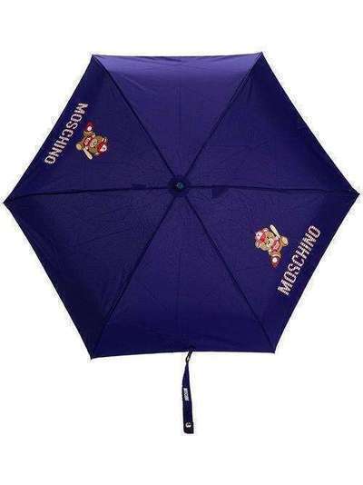 Moschino зонт с принтом и декором Teddy 8052SUPERMINIF