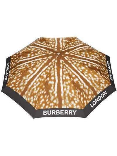 Burberry зонт с анималистичным принтом 8016783