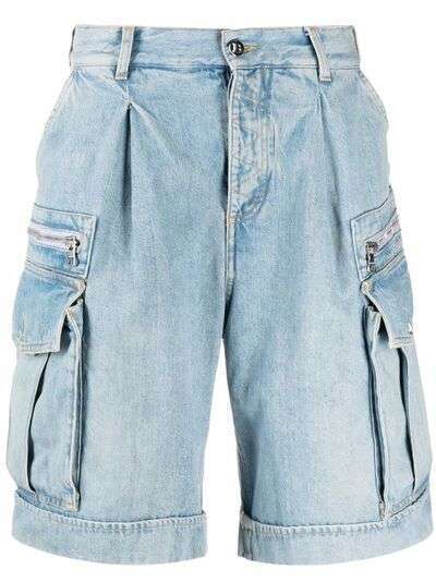 Balmain джинсовые шорты карго