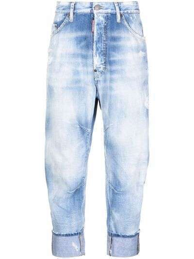 Dsquared2 зауженные джинсы с низким шаговым швом