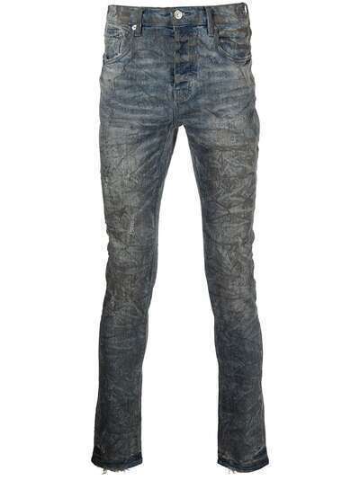 Purple Brand джинсы скинни P001 с эффектом потертости