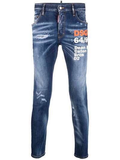 Dsquared2 джинсы скинни с логотипом
