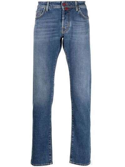 Jacob Cohen прямые джинсы с нашивкой-логотипом