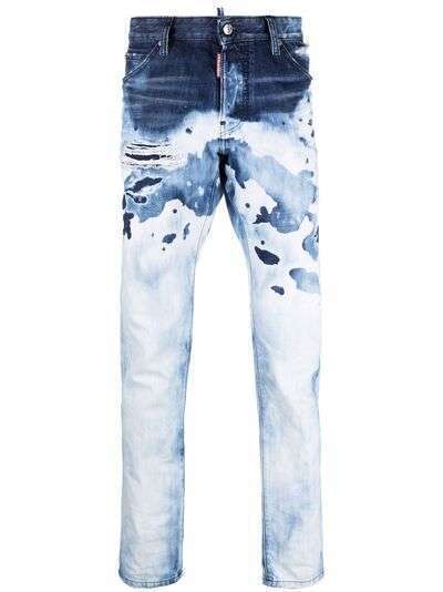 Dsquared2 джинсы прямого кроя с эффектом потертости